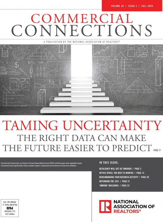 Commercial Connections Taming Uncertainty - Fall 2020 cover